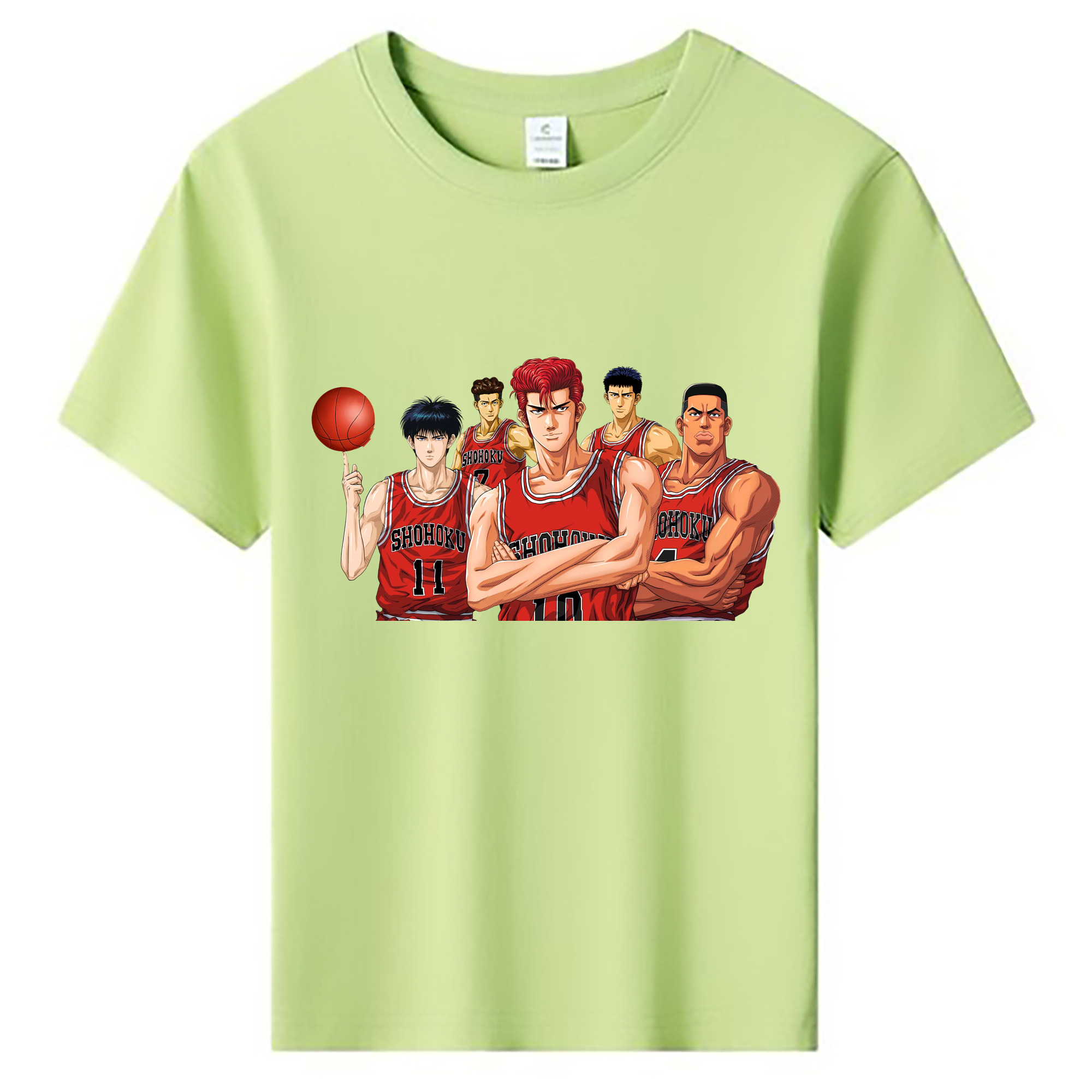 （画像用） SLAM DUNK／スラムダンク 綿100％キッズTシャツ（フロントプリント）